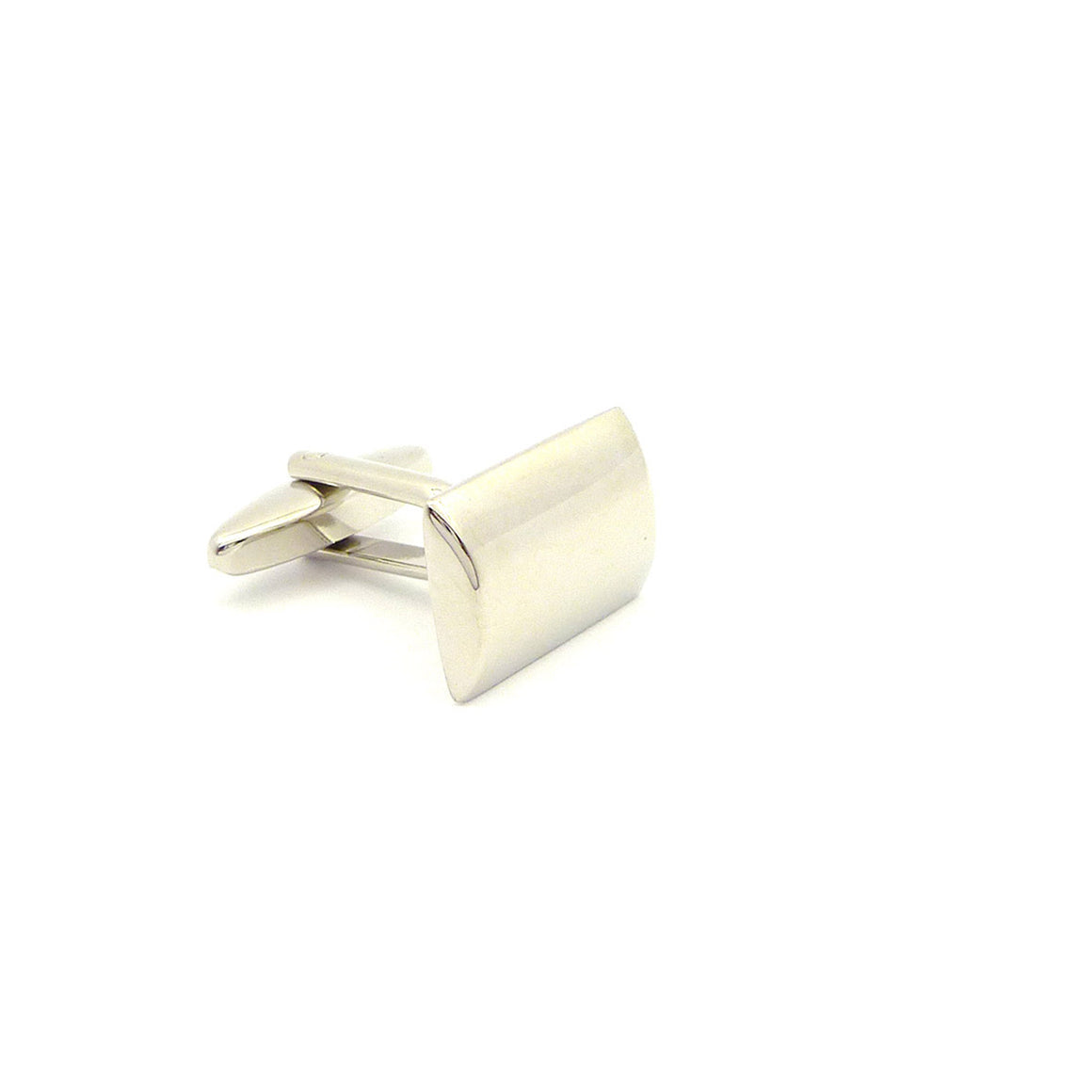 Wild Links - Silver Curved Face Cufflinks