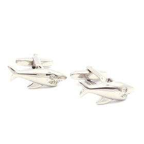Wild Links - Silver Shark Cufflinks