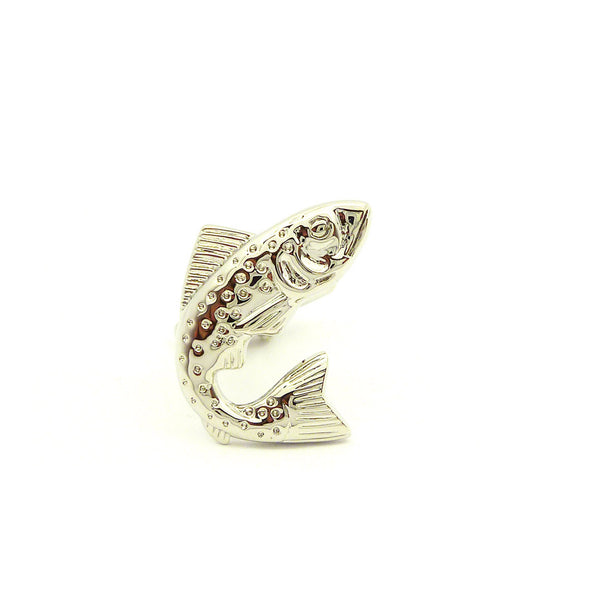 Wild Links - Silver Trout Cufflinks
