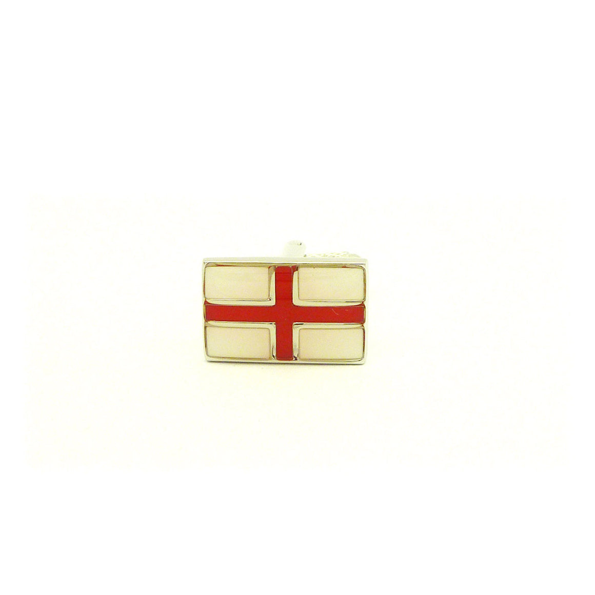 Wild Links - Silver England Flag - St. George Cross Cufflinks