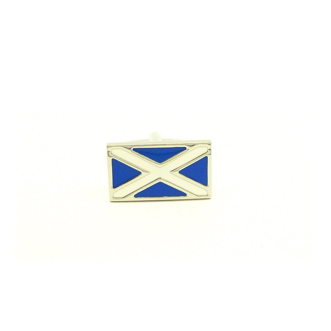 Wild Links - Silver Scotland Flag - St.Andrews Cross Cufflinks