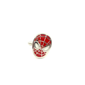 Wild Links - Silver Red Spider Mask Cufflinks