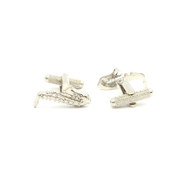 Wild Links - Silver Saxophone Cufflinks