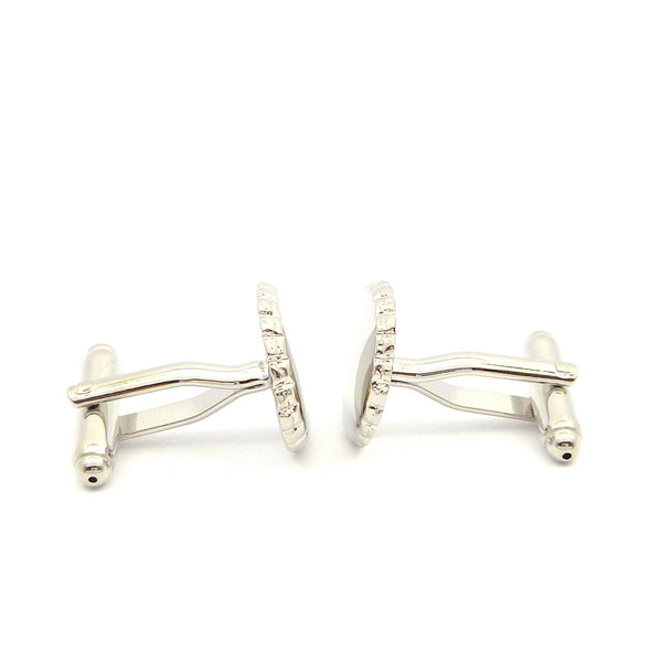 Wild Links - Silver Beer Bottle Top Cufflinks
