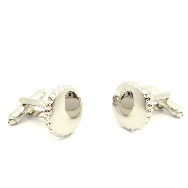 Wild Links - Silver Beer Bottle Top Cufflinks