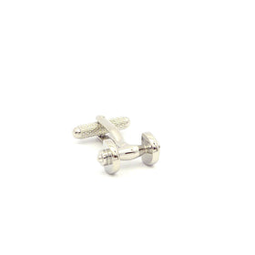 Wild Links - Silver Gym Dumbbell Cufflinks