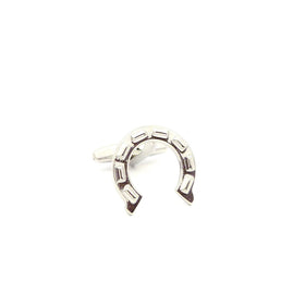 Wild Links - Silver Lucky Horseshoe Cufflinks