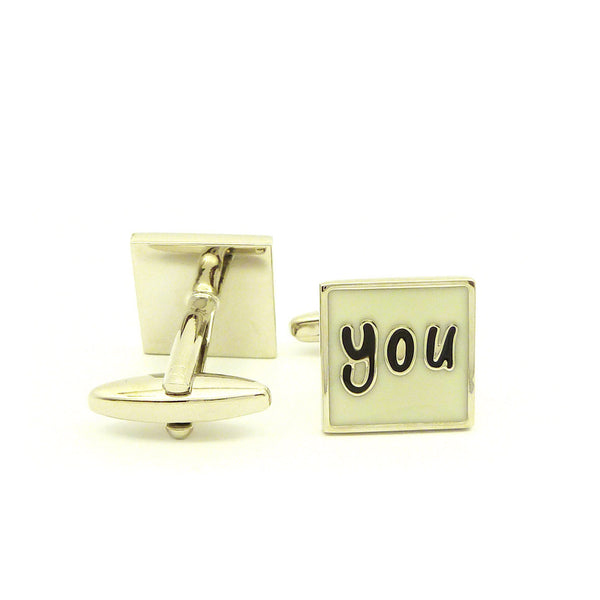Wild Links - Silver I Love You Cufflinks