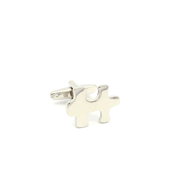 Wild Links - Silver Puzzle Piece Cufflinks