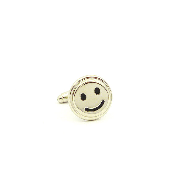 Wild Links - Silver Happy Face Cufflinks