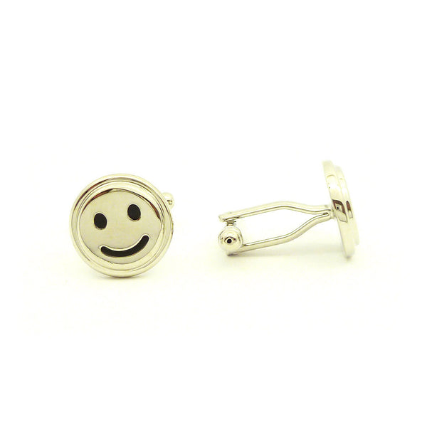 Wild Links - Silver Happy Face Cufflinks