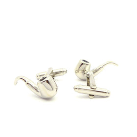 Wild Links - Silver Smoking Pipe Cufflinks