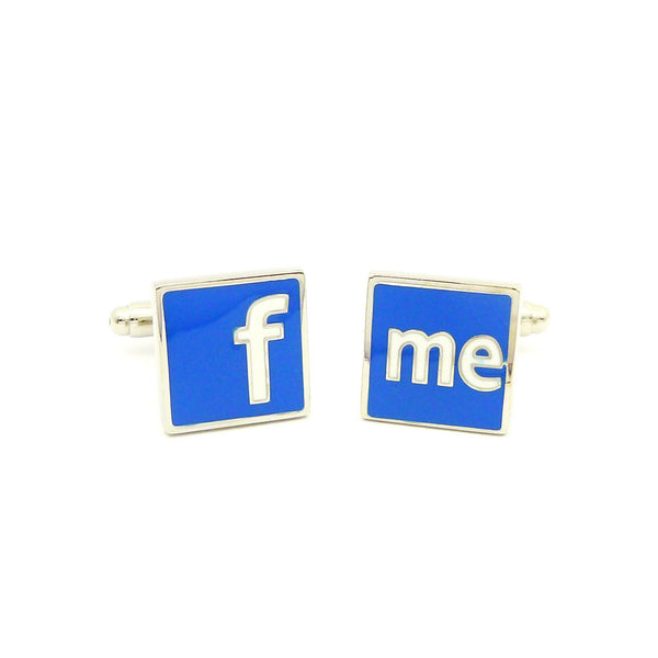 Wild Links - Silver Social F Me Cufflinks