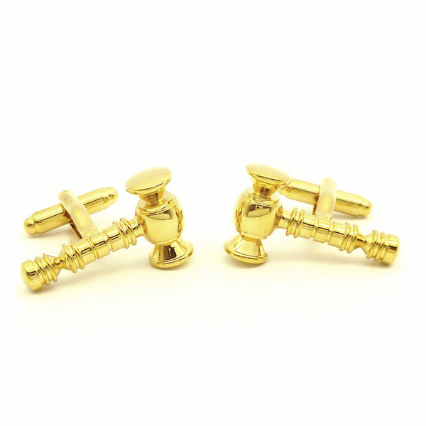 Wild Links - Gold Gavel Cufflinks