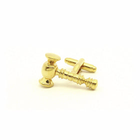 Wild Links - Gold Gavel Cufflinks