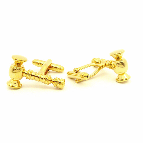 Wild Links - Gold Gavel Cufflinks