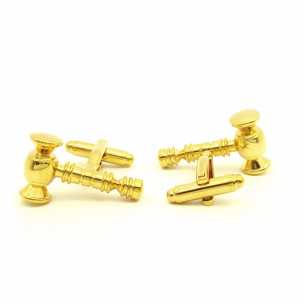 Wild Links - Gold Gavel Cufflinks
