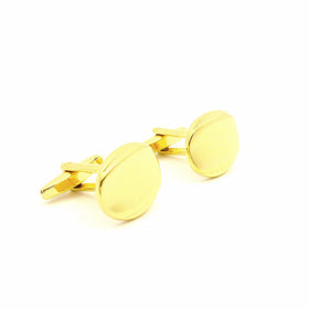 Wild Links - Gold Oval Cufflinks