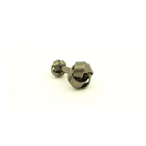 Wild Links - Gun Metal Knot Cufflinks