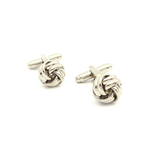 Wild Links - Silver Silver Knot Cufflinks