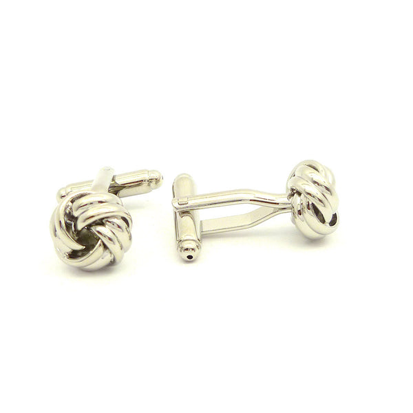 Wild Links - Silver Silver Knot Cufflinks