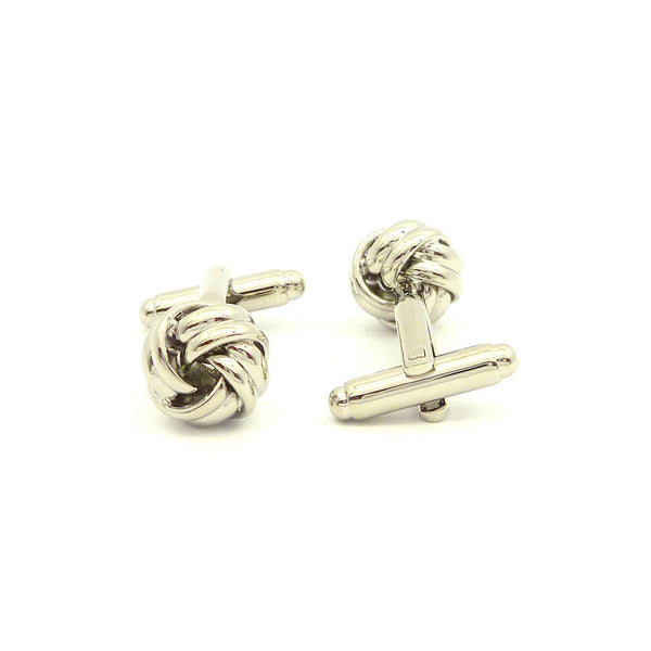 Wild Links - Silver Silver Knot Cufflinks