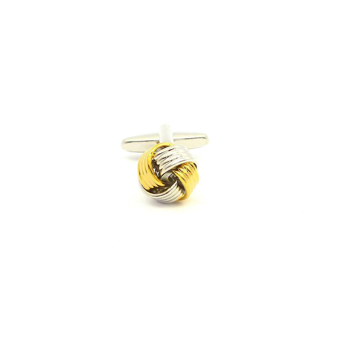 Wild Links - Gold and Silver Knot Cufflinks