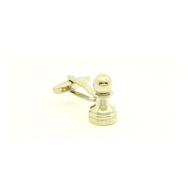Wild Links - Silver Chess Pawn and Knight Cufflinks