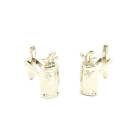 Wild Links - Silver Golf Bag Cufflinks