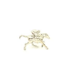 Wild Links - Silver Horse and Jockey Cufflinks