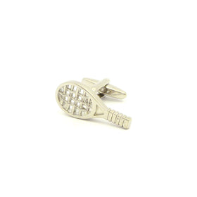 Wild Links - Silver Tennis Raquet Cufflinks
