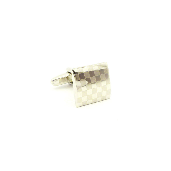 Wild Links - Silver Square Checker Cufflinks
