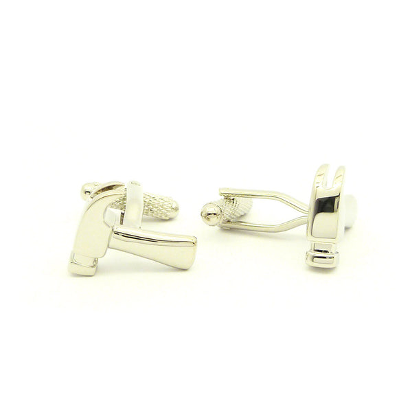 Wild Links - Silver Claw Hammer Cufflinks