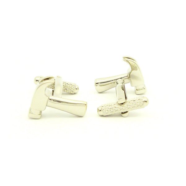 Wild Links - Silver Claw Hammer Cufflinks