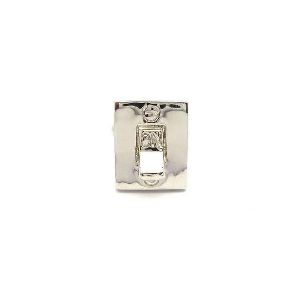 Wild Links - Silver Light Switch Cufflinks
