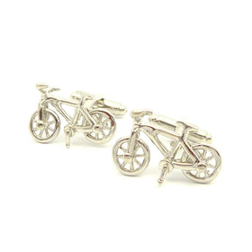 Wild Links - Silver Bicycle Cufflinks