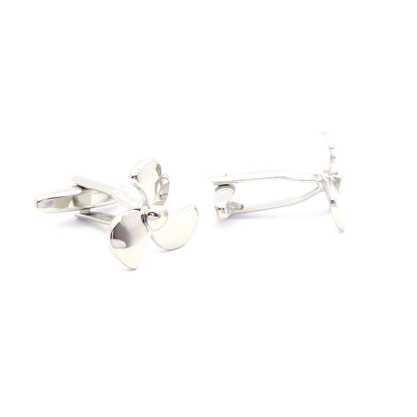 Wild Links - Silver Boat Propeller Cufflinks