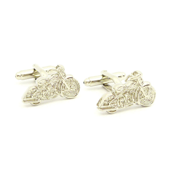 Wild Links - Silver Motorbike Cufflinks