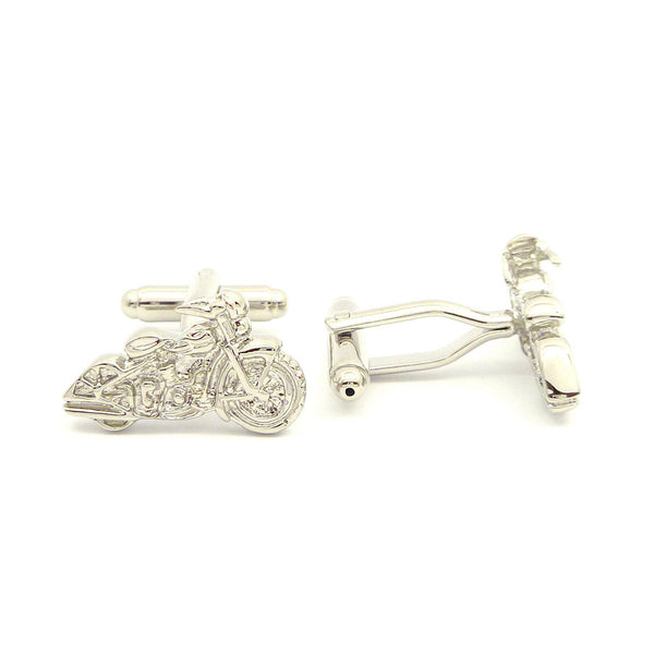 Wild Links - Silver Motorbike Cufflinks