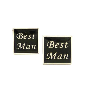 Wild Links - Silver Best Man Cufflinks