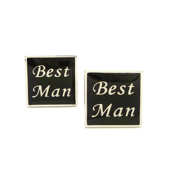 Wild Links - Silver Best Man Cufflinks