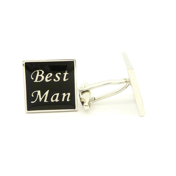 Wild Links - Silver Best Man Cufflinks