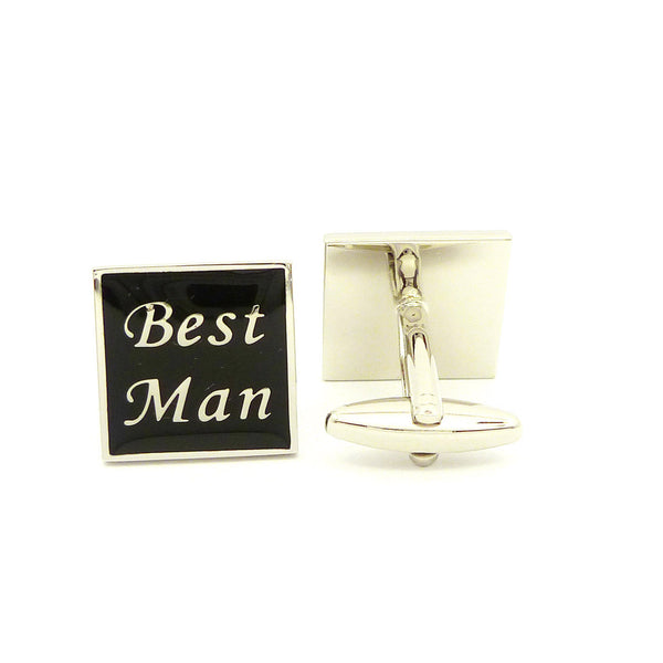 Wild Links - Silver Best Man Cufflinks
