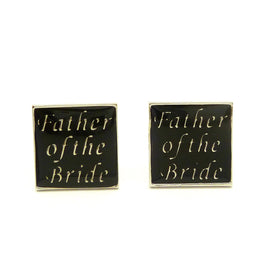 Wild Links - Silver Father of the Bride Cufflinks