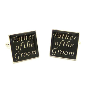 Wild Links - Silver Father of the Groom Cufflinks