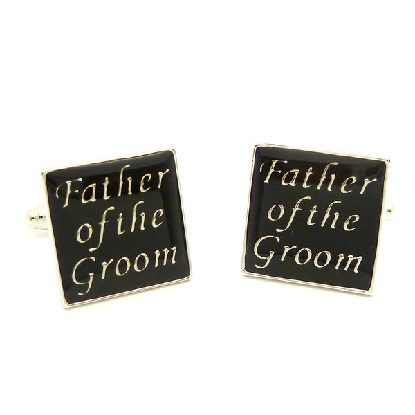 Wild Links - Silver Father of the Groom Cufflinks