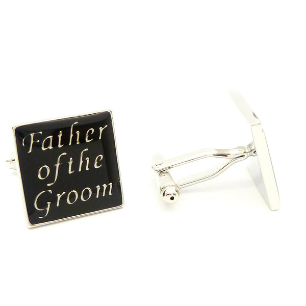 Wild Links - Silver Father of the Groom Cufflinks