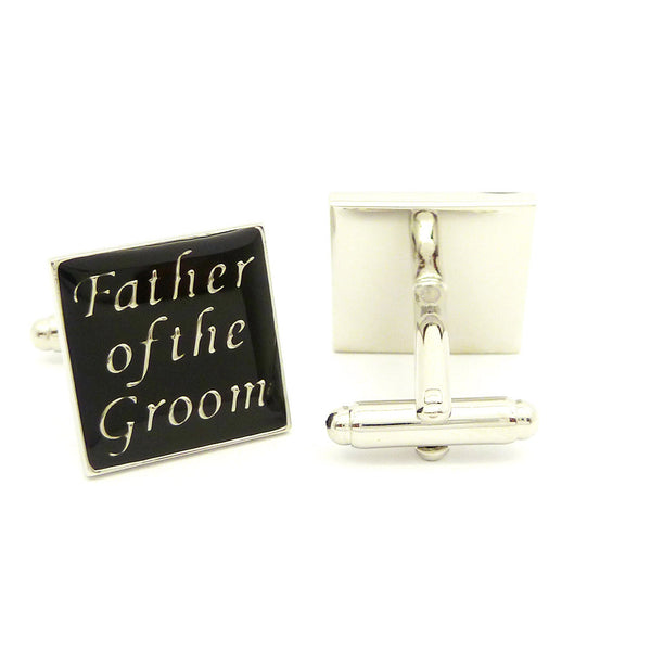 Wild Links - Silver Father of the Groom Cufflinks